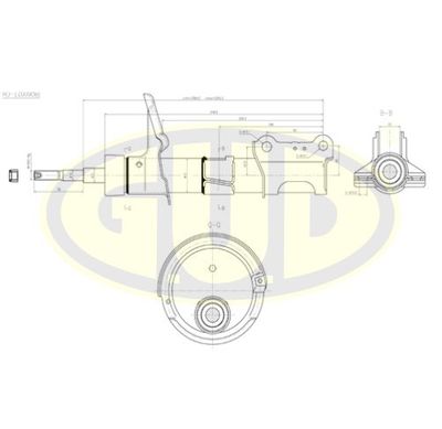  GSA334611 G.U.D.Амортизатор