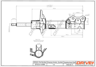  DP1610100064 Dr!ve+ Амортизатор