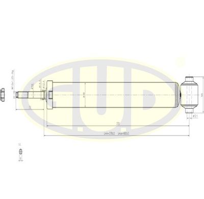  GSA348007 G.U.D.Амортизатор