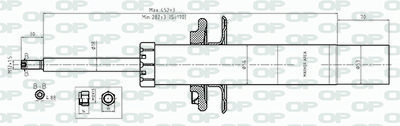  SAB856231 OPEN PARTS Амортизатор