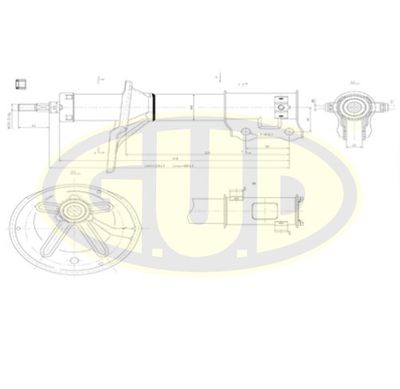  GSA333205 G.U.D.Амортизатор