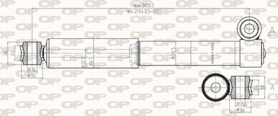  SAB825332 OPEN PARTS Амортизатор