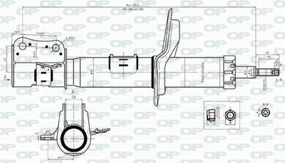  SAB836531 OPEN PARTS Амортизатор