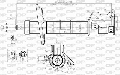  SAB859831 OPEN PARTS Амортизатор