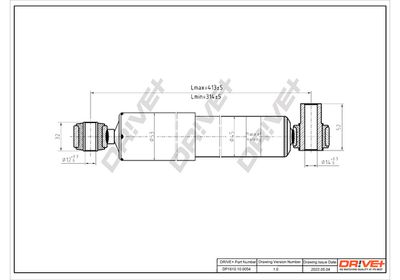  DP1610100054 Dr!ve+ Амортизатор