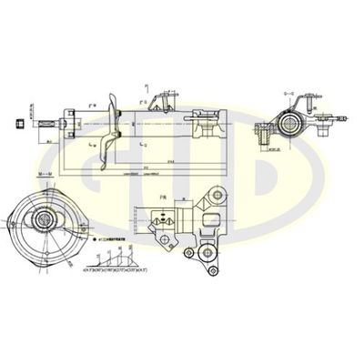  GSA331014 G.U.D.Амортизатор