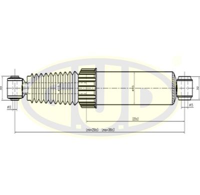  GSA553218 G.U.D.Амортизатор