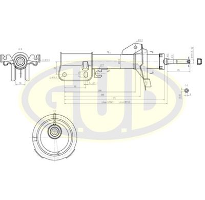  GSA334620 G.U.D.Амортизатор