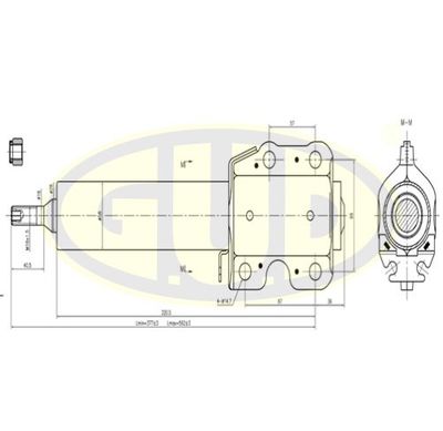  GSA335810 G.U.D.Амортизатор