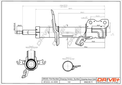  DP1610100208 Dr!ve+ Амортизатор