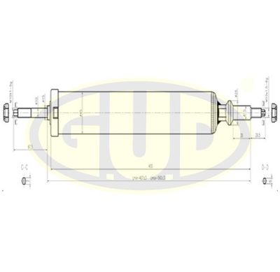  GSA349041 G.U.D.Амортизатор