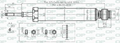  SAB848432 OPEN PARTS Амортизатор