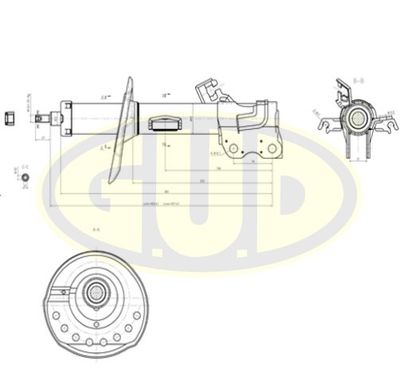  GSA339755 G.U.D.Амортизатор