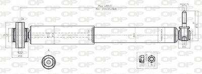  SAB805732 OPEN PARTS Амортизатор