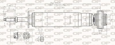  SAB825932 OPEN PARTS Амортизатор