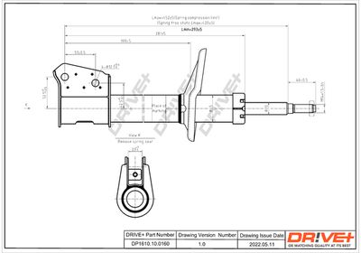  DP1610100160 Dr!ve+ Амортизатор