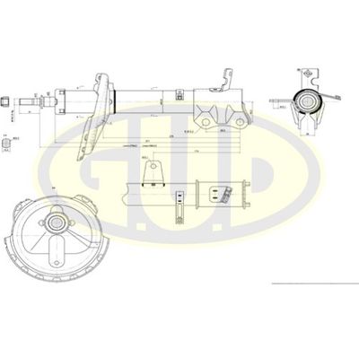  GSA334394 G.U.D.Амортизатор