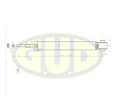  GSA443399 G.U.D.Амортизатор
