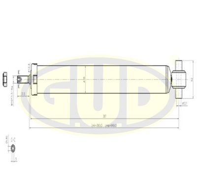  GSA343459 G.U.D.Амортизатор