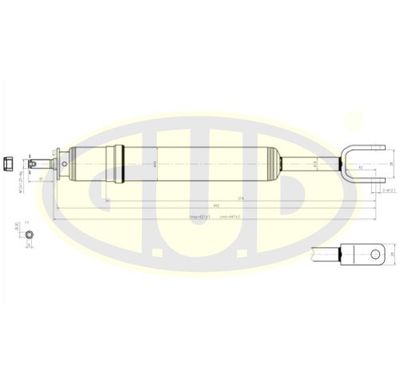  GSA341845 G.U.D.Амортизатор