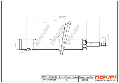  DP1610100034 Dr!ve+ Амортизатор