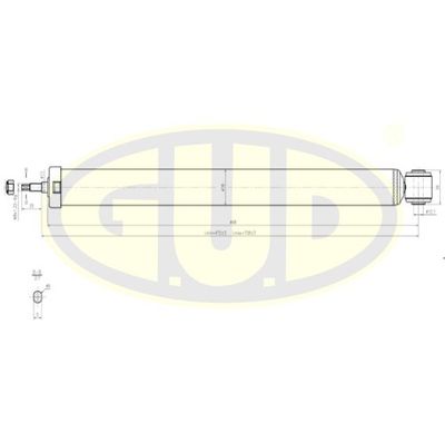  GSA343413 G.U.D.Амортизатор