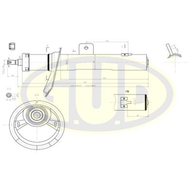  GSA633729 G.U.D.Амортизатор