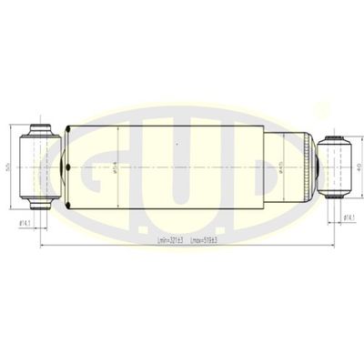  GSA344409 G.U.D.Амортизатор