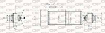  SAB826332 OPEN PARTS Амортизатор