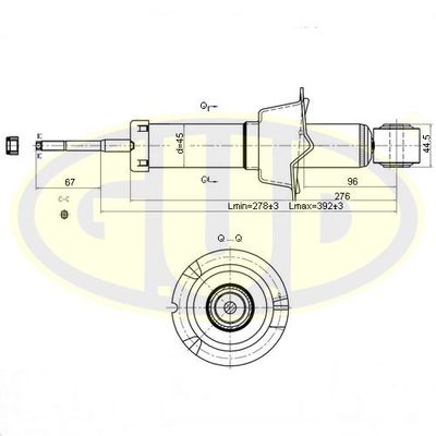  GSA341492 G.U.D.Амортизатор