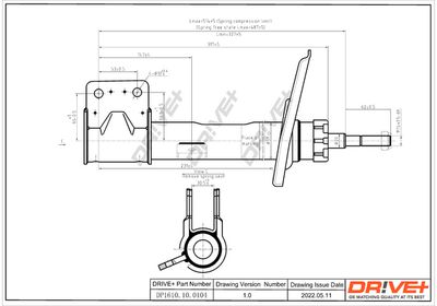 DP1610100104 Dr!ve+ Амортизатор