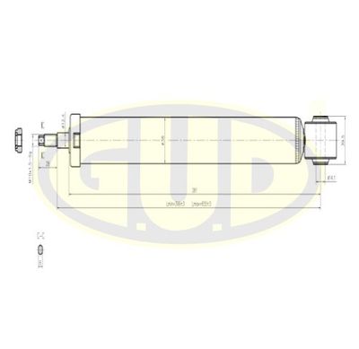  GSA348032 G.U.D.Амортизатор