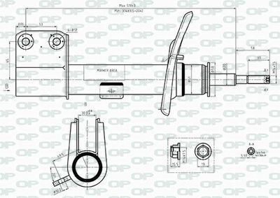  SAB850531 OPEN PARTS Амортизатор