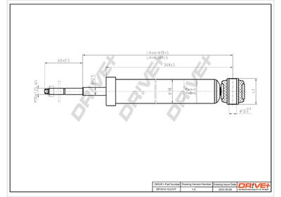  DP1610100127 Dr!ve+ Амортизатор