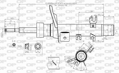  SAB858031 OPEN PARTS Амортизатор