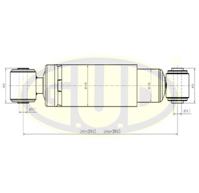  GSA553337 G.U.D.Амортизатор