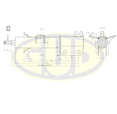  GSA634802 G.U.D.Амортизатор