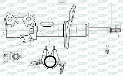  SAB855931 OPEN PARTS Амортизатор