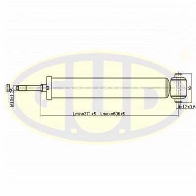  GSA348002 G.U.D.Амортизатор