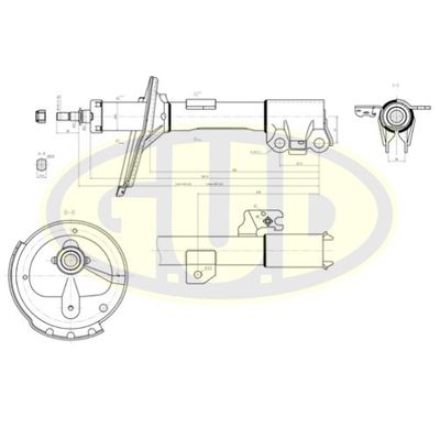  GSA334400 G.U.D.Амортизатор