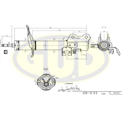  GSA333311 G.U.D.Амортизатор