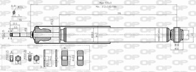  SAB841132 OPEN PARTS Амортизатор