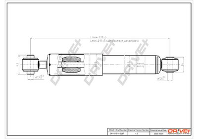 DP1610100087 Dr!ve+ Амортизатор