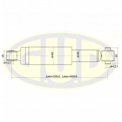  GSA553339 G.U.D.Амортизатор