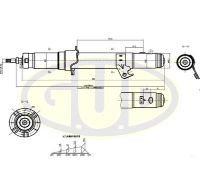  GSA341351 G.U.D.Амортизатор