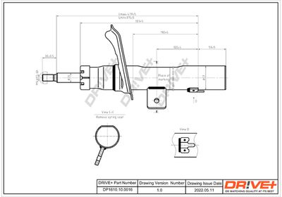  DP1610100016 Dr!ve+ Амортизатор