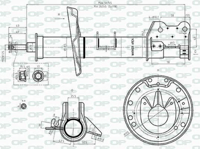  SAB854831 OPEN PARTS Амортизатор