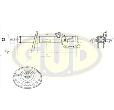  GSA339754 G.U.D.Амортизатор