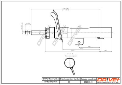  DP1610100070 Dr!ve+ Амортизатор