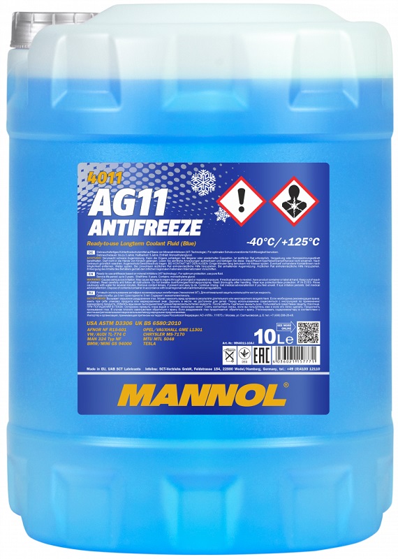  Антифриз MANNOL MN4011-10